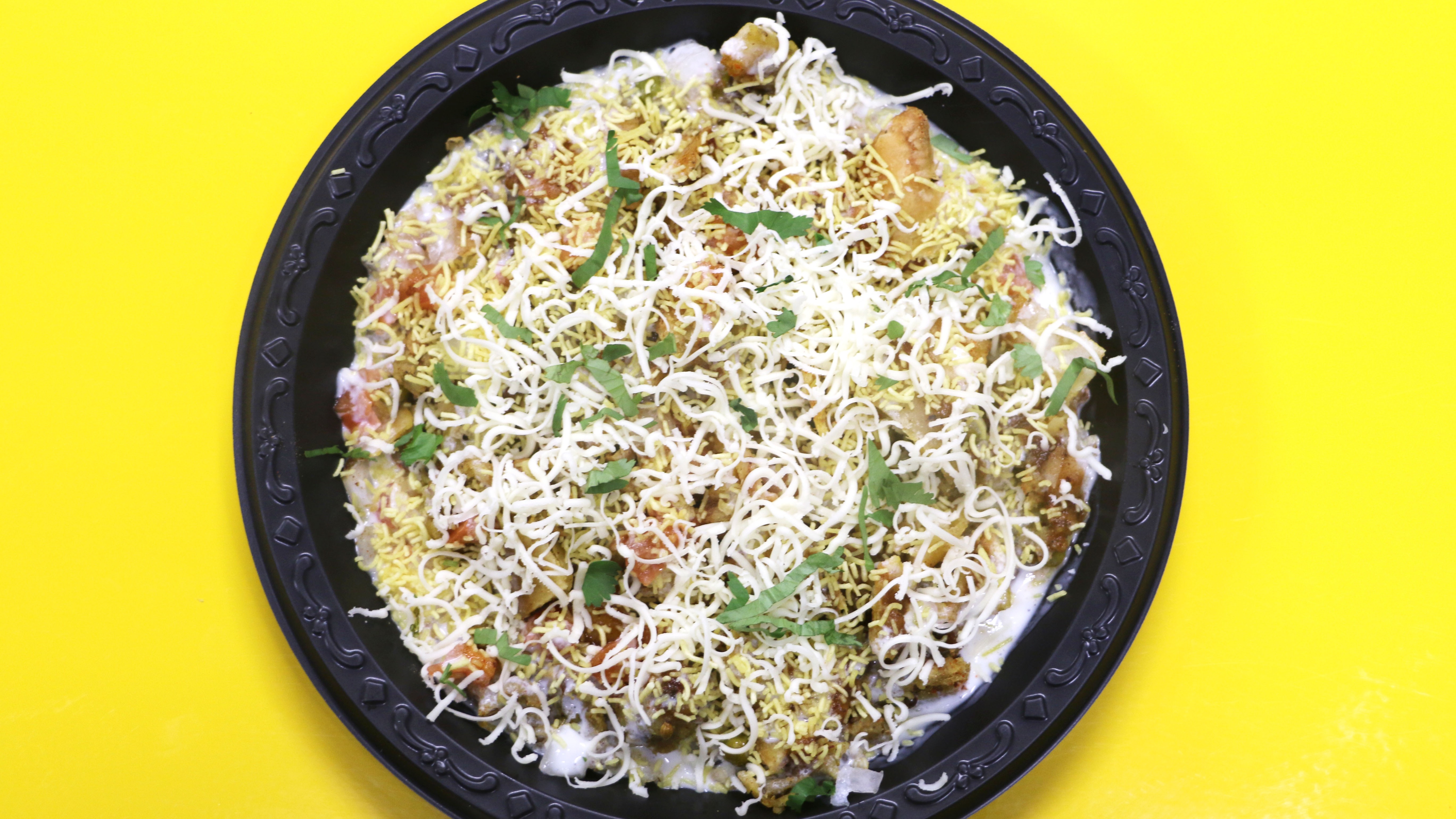 Cheese Samosa Chaat