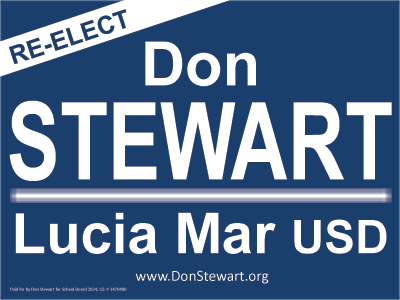 Don Stewart for School Board 2024 logo