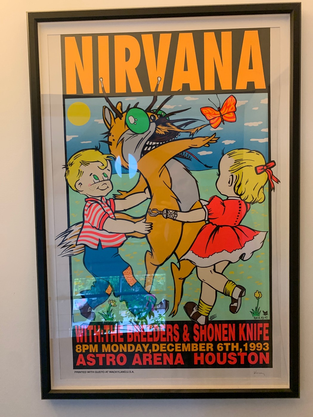 Nirvana Houston 1993 Frank Kozik (Show Edition) | Collectionzz