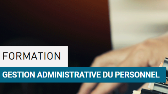 Représentation de la formation : Gestion Administrative du personnel