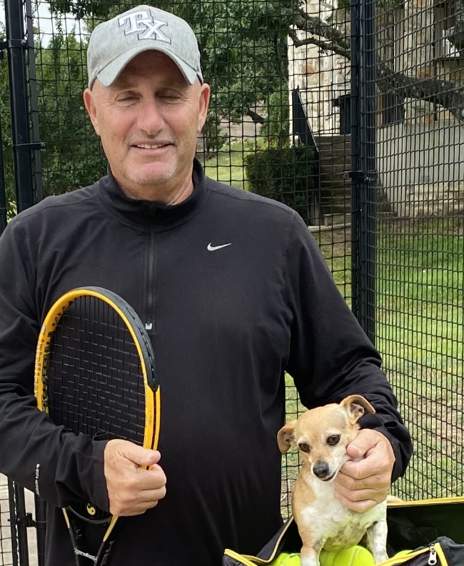 Steve D. teaches tennis lessons in Austin, TX