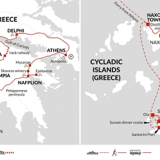 tourhub | Explore! | Best of Greece | Tour Map
