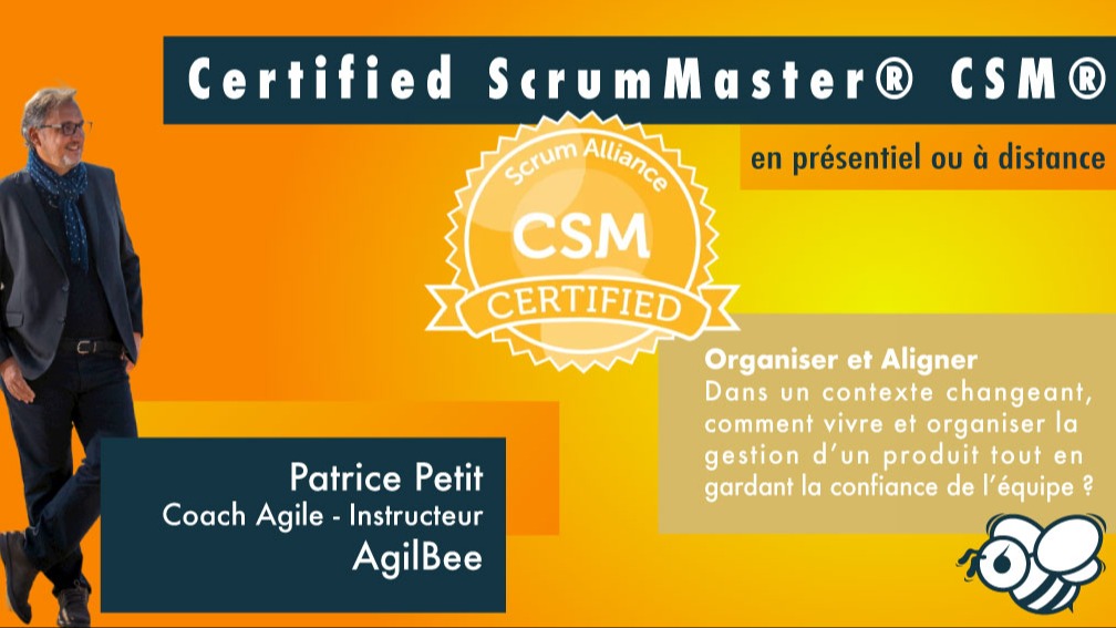 Représentation de la formation : Certified ScrumMaster® CSM®