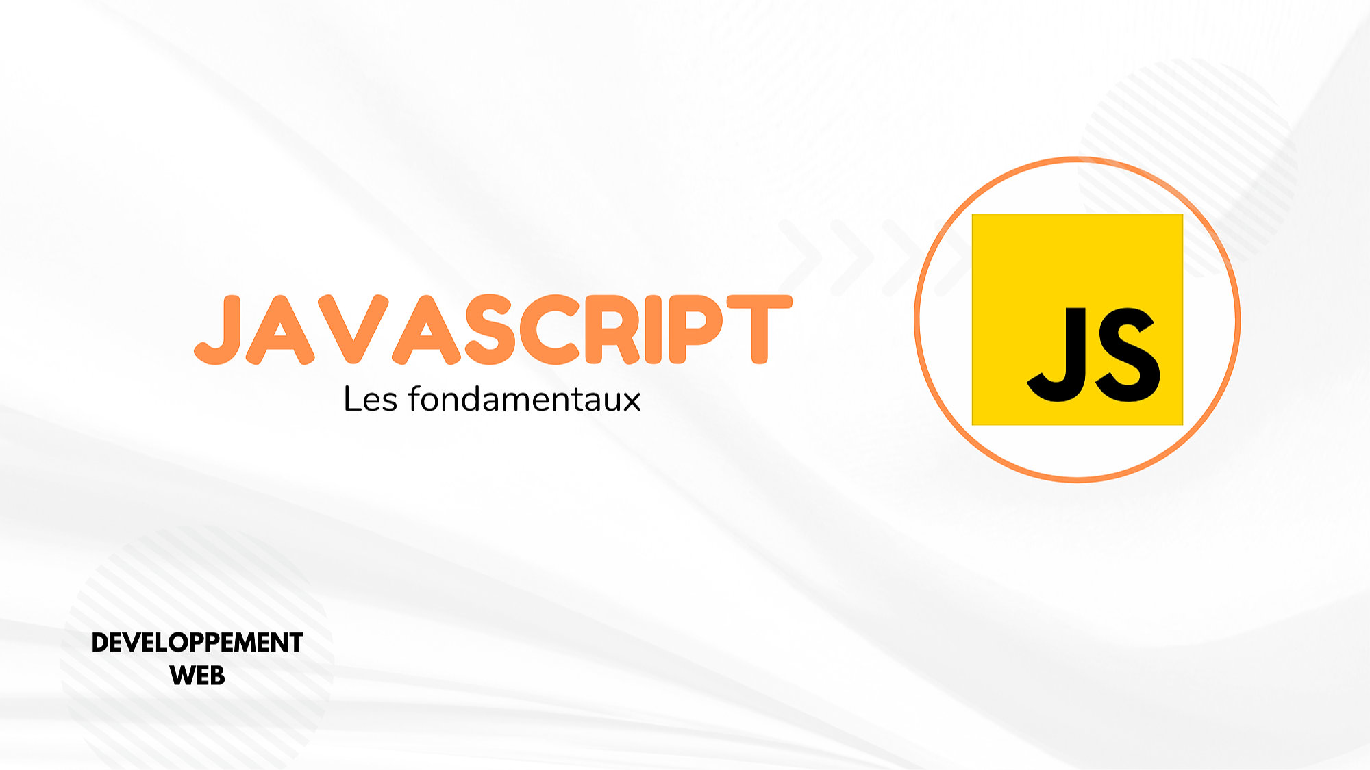 Représentation de la formation : JAVASCRIPT - LES FONDAMENTAUX