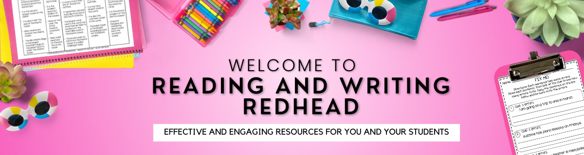 Reading and Writing Redhead | Teachers Pay Teachers