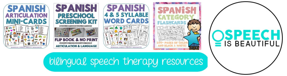 Speech Therapy is Beautiful Banner