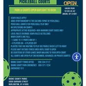 Union pickleball courts