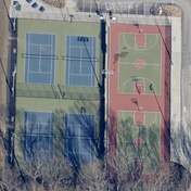 Barrington Middle School Outdoor Pickleball Courts