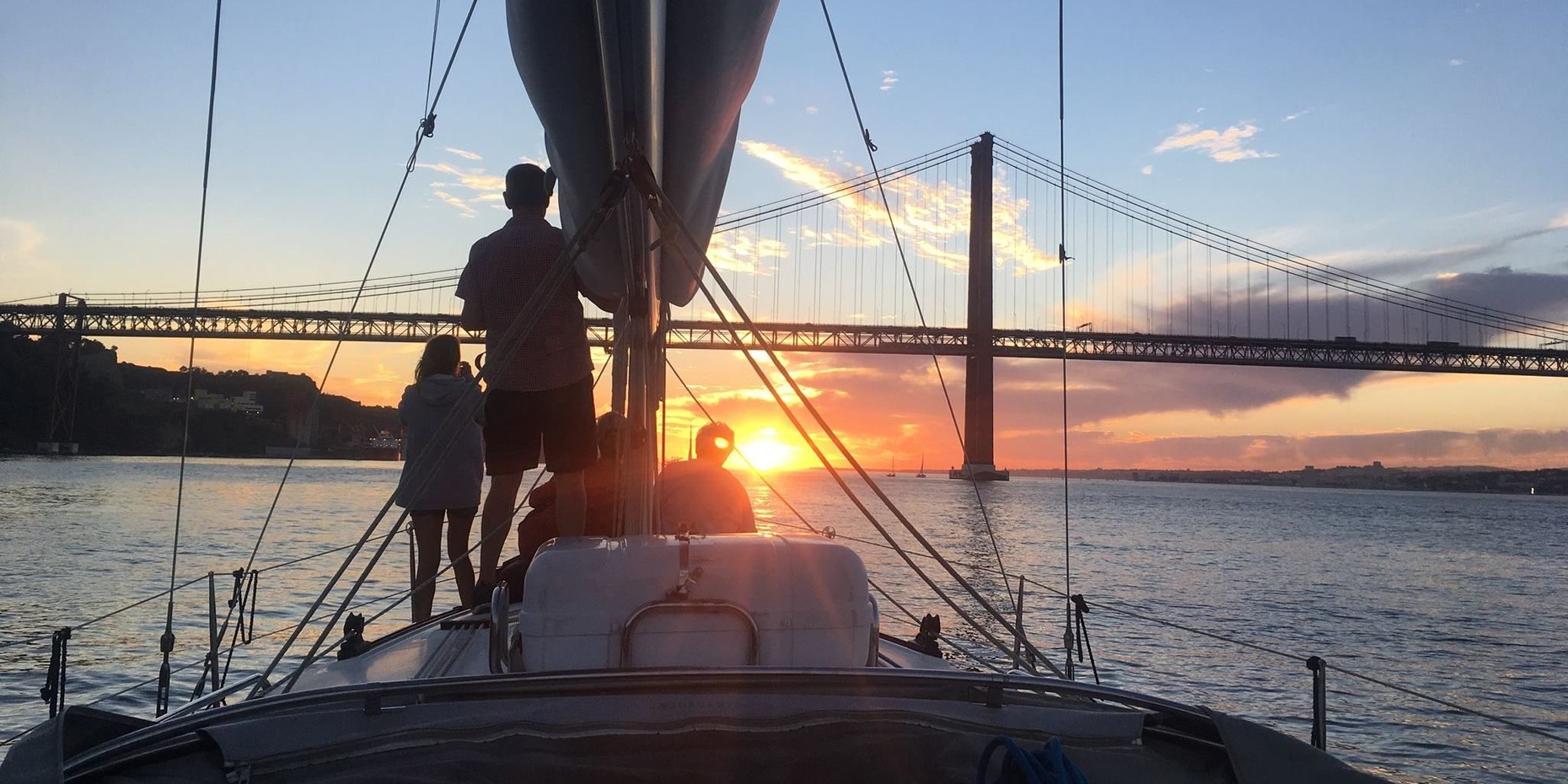 Two-Hour Sunset Sailboat Tour in Lisbon