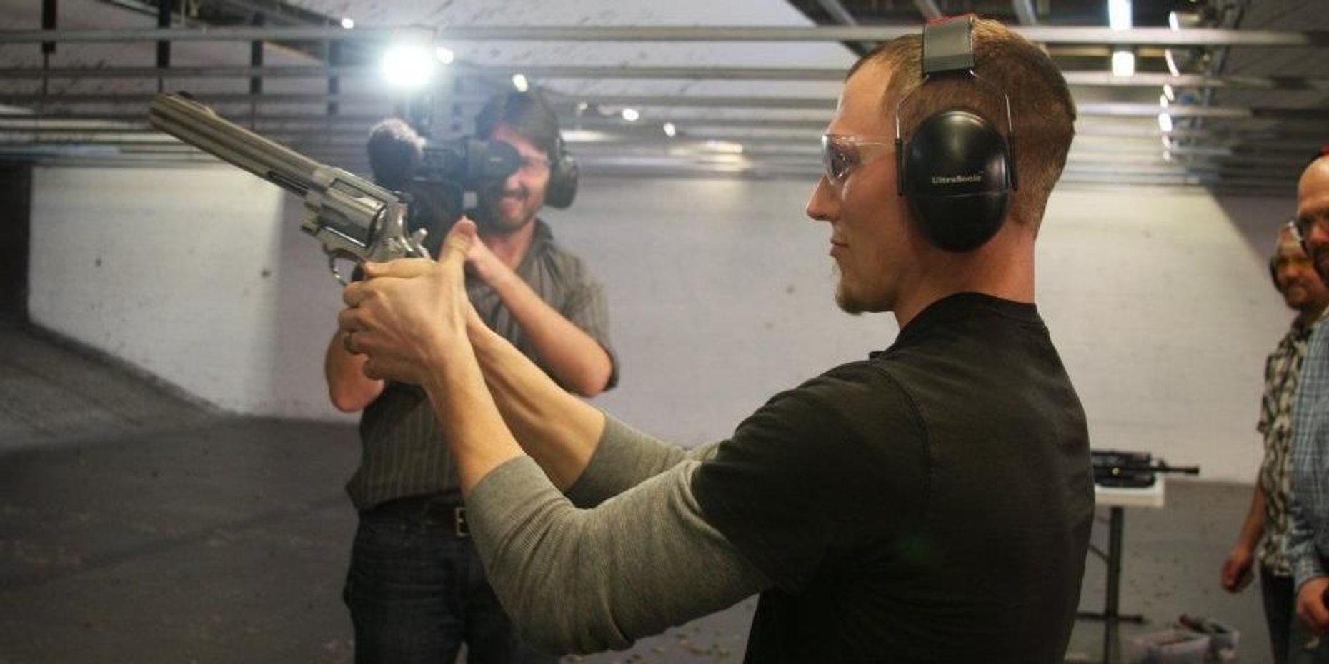 Shooting Practice with Film-Famous Firearms in Las Vegas