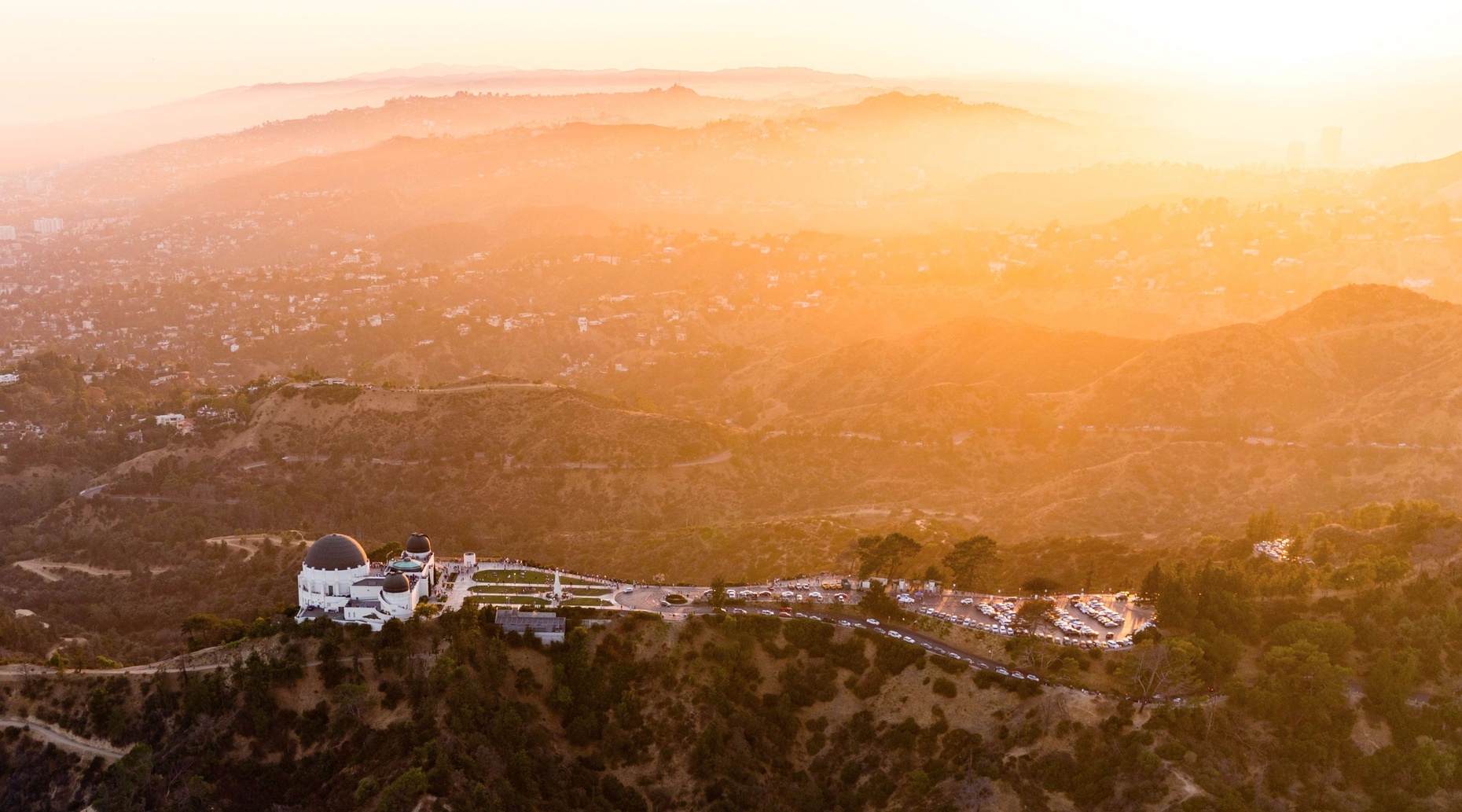 60-Minute Sunset Helicopter Tour from Fullerton