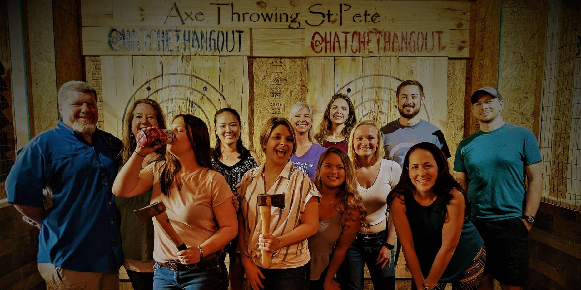 Private Axe Throwing Group Experience