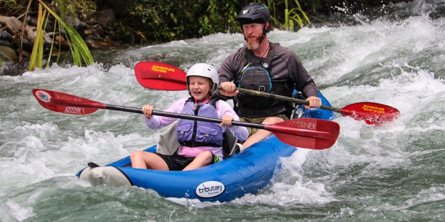 Full-Day Whitewater Inflatable Kayak Adventure in Turrialba