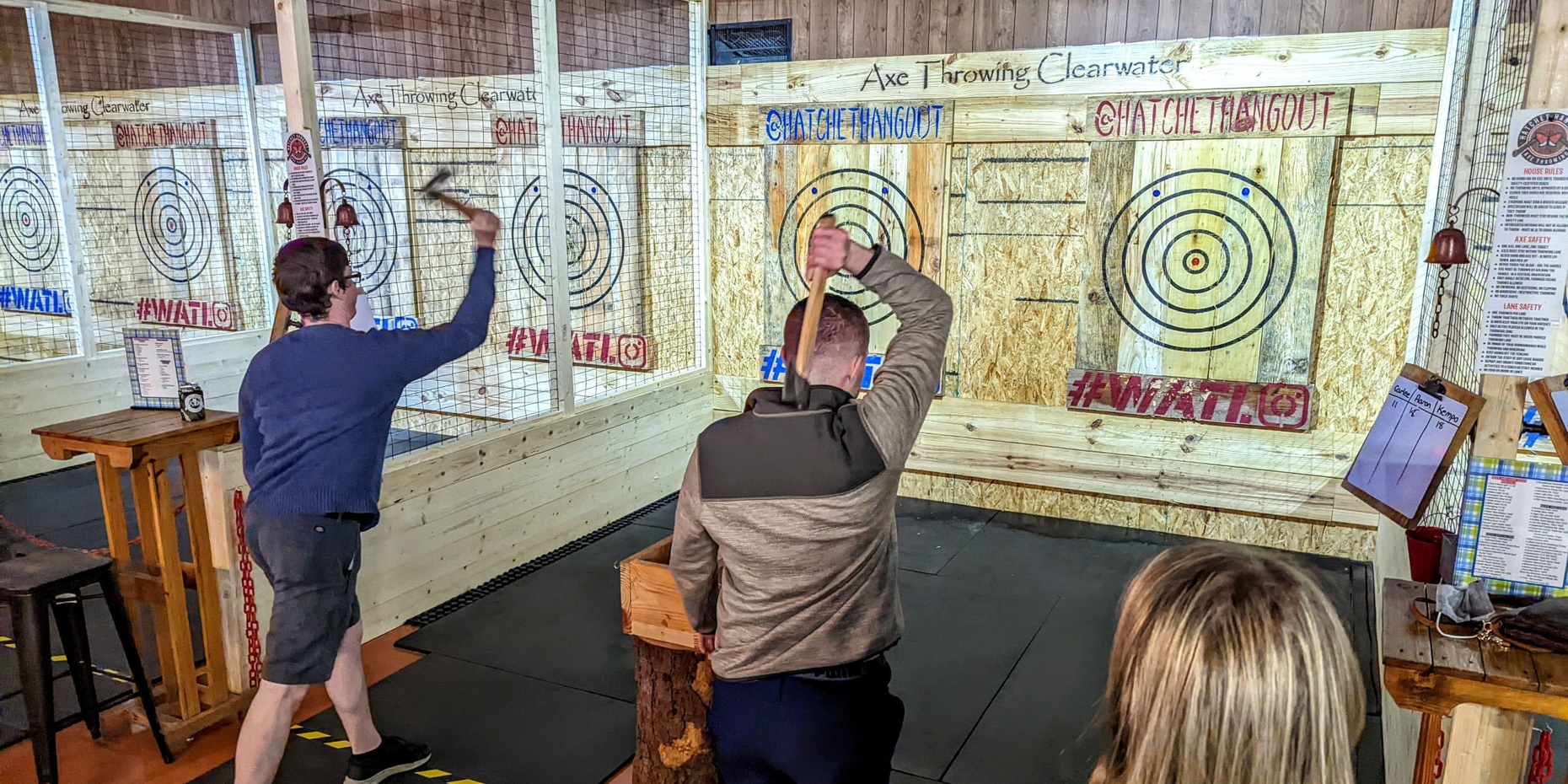 Axe Throwing Experience in Clearwater