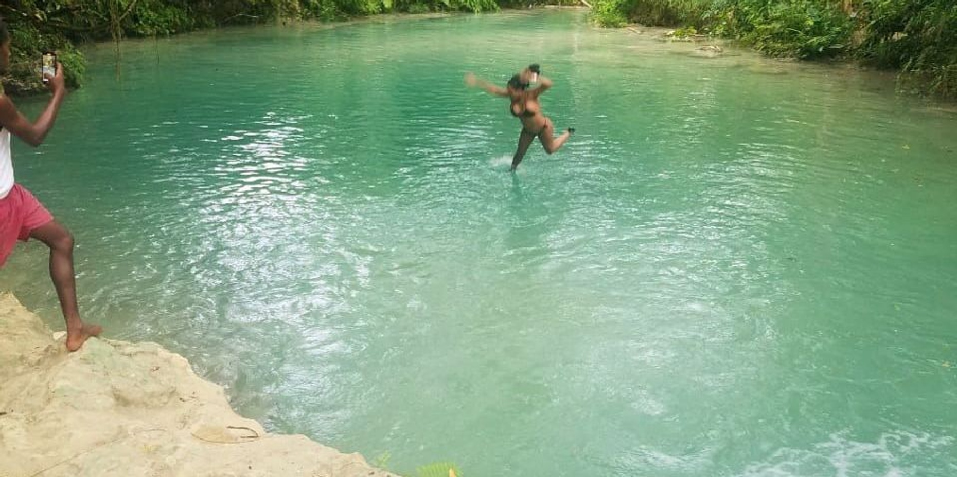 Blue Hole & Secrets Falls plus Dunn's River Falls in Jamaica