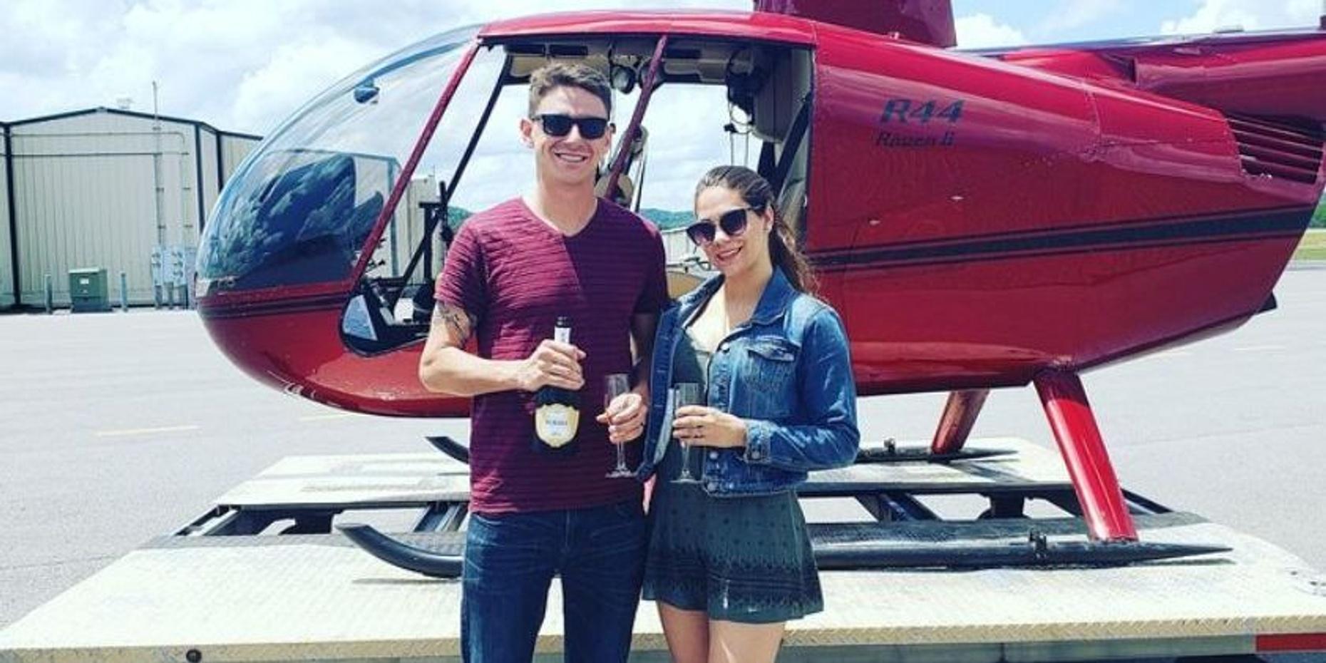 Champagne Helicopter Tour of Downtown Nashville