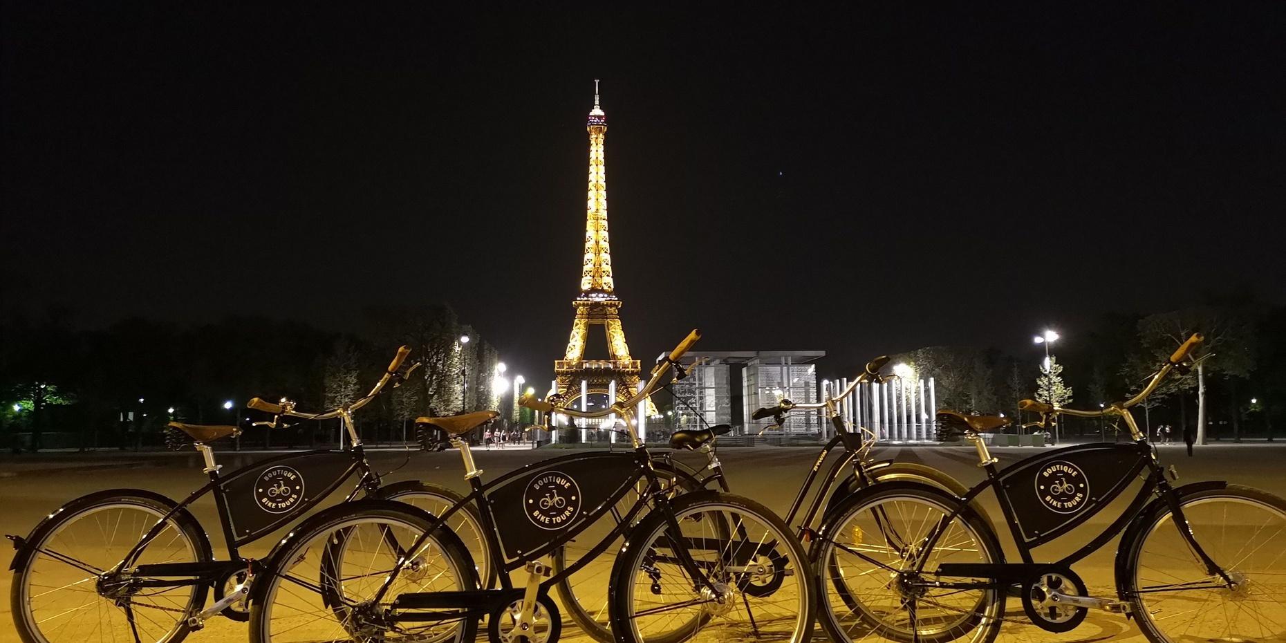 Evening Bike & Boat Tour in Paris