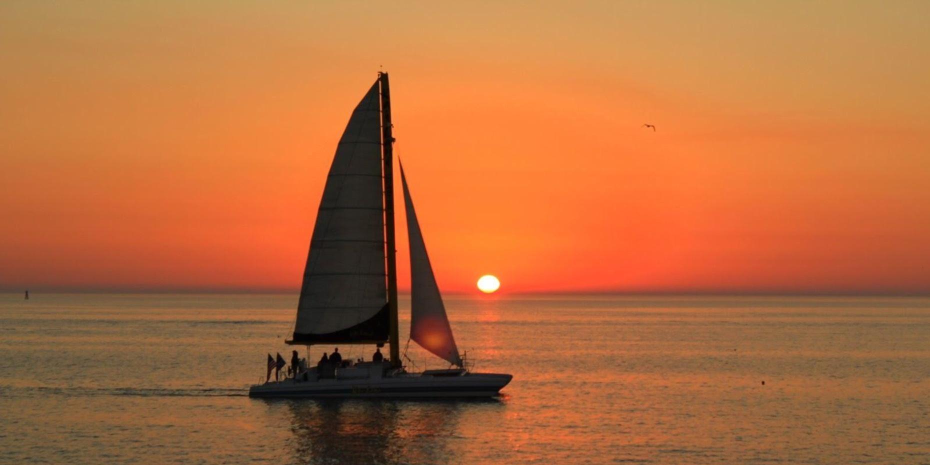 sunset sailboat cruise clearwater beach