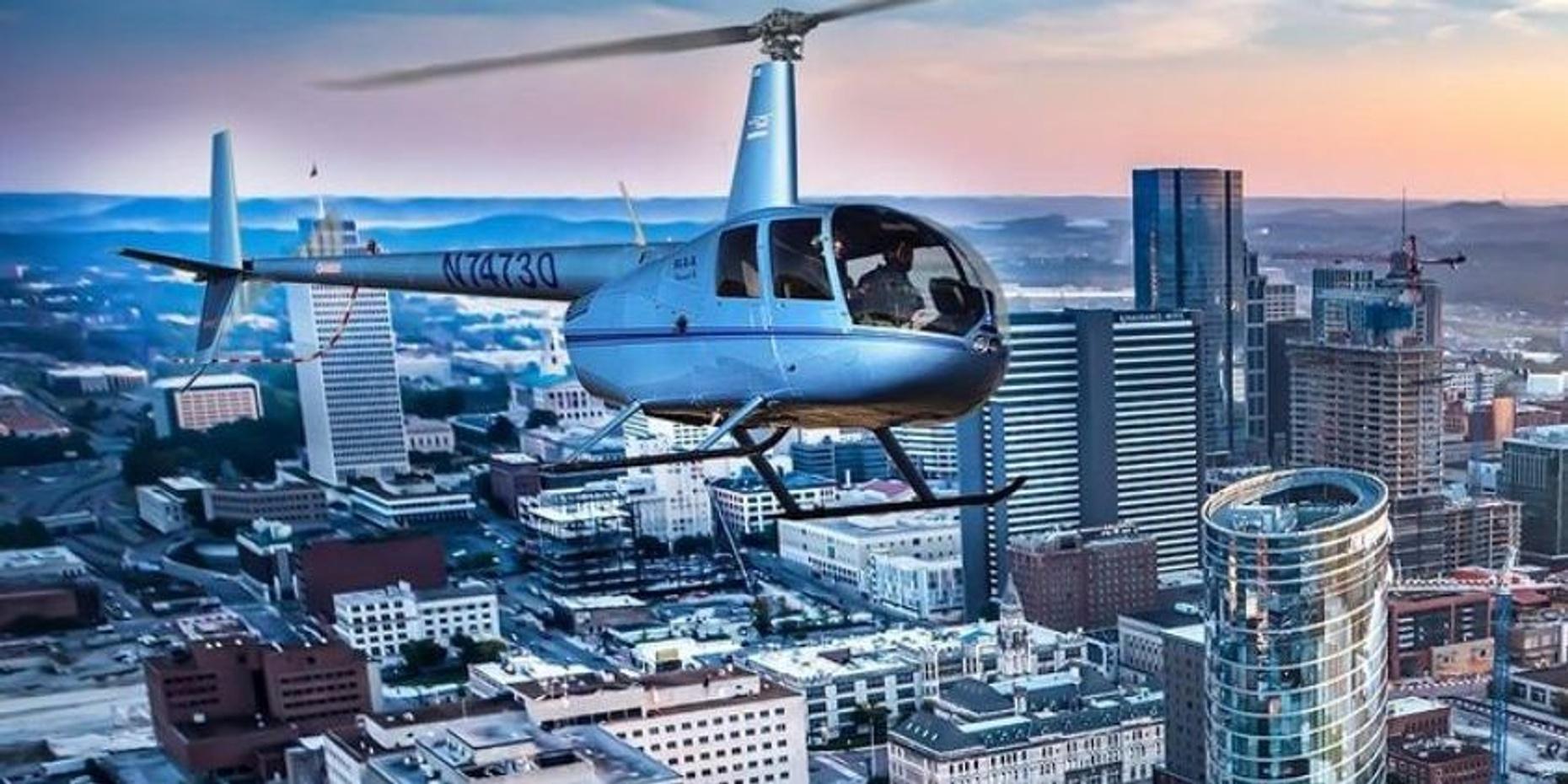 Helicopter Tour of Downtown Nashville (15 mins) Book Tours