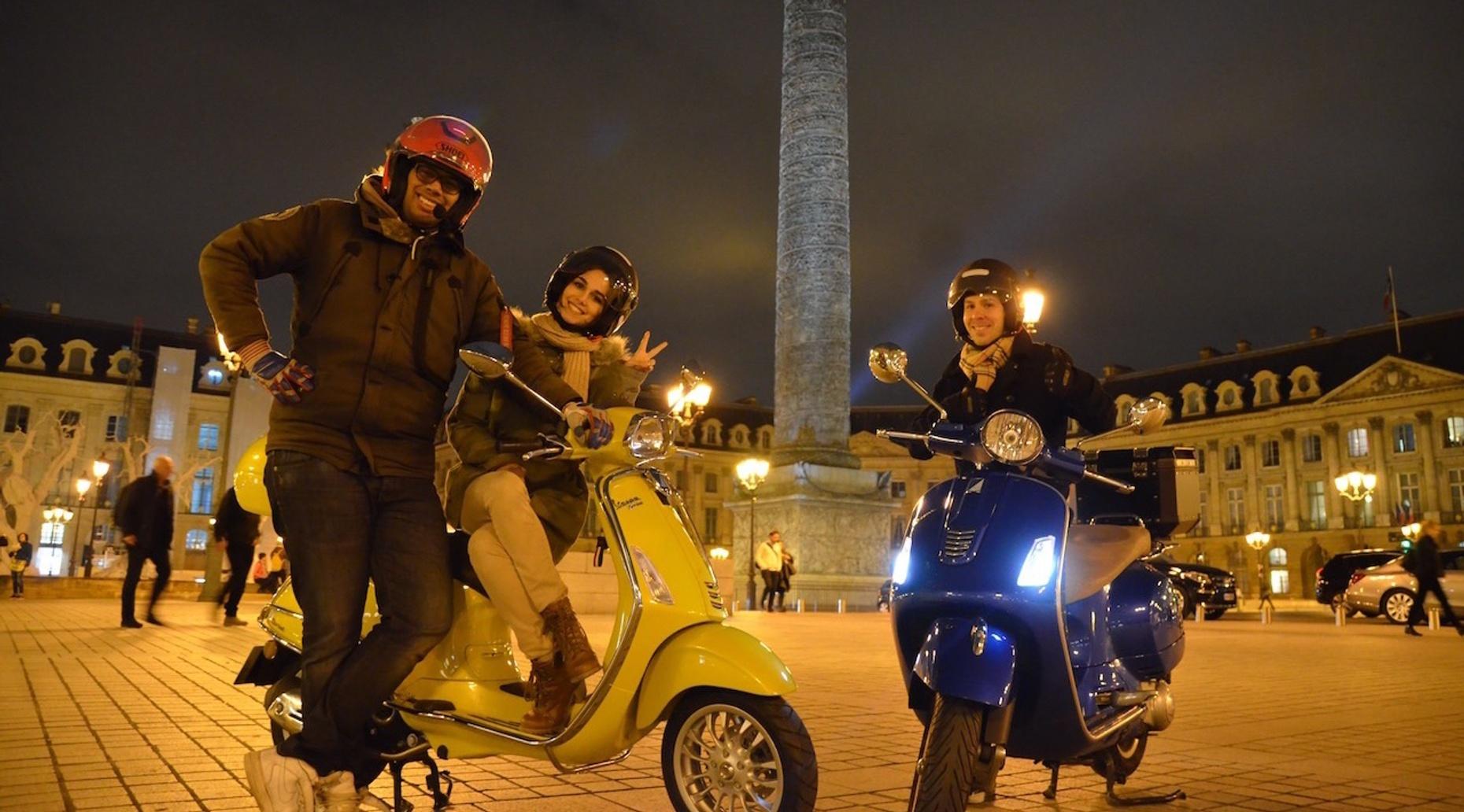 scooter tour in paris