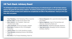 HR Tech Stack: Advisory Board