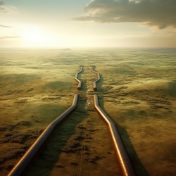 Proposed CO2 pipeline image going across North Dakota