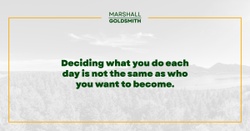 Marshall Shows How to MakeSignificant Choices for an Earned Life