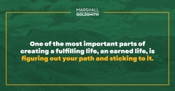 Marshall Goldsmith Shows How to Determine What Comes Next