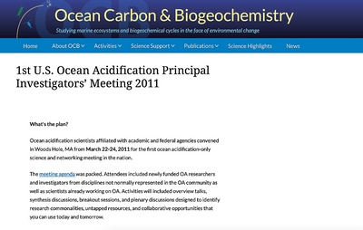 Ocean Acidification PI Meeting 1