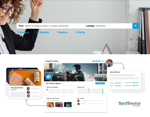 SpotSource is a private, internal marketplace to find, manage, and collaborate with your partners.