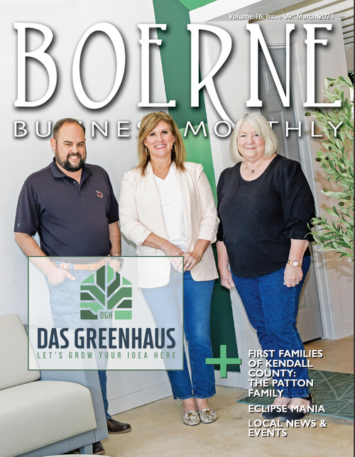 Pictured: Justin McKenzie, Amy Story, and Kathy Estes, Das GreenHaus founding board members