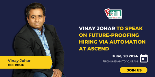 RChilli CEO Vinay Johar will be a featured speaker at Ascend 2024.