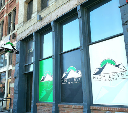 High Level Health Weed Dispensary Market St is located near Union Station in Denver, Colorado.