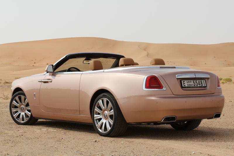 Dawn In The Desert Driving A Rolls Royce In Abu Dhabi