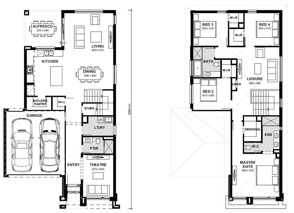 Ashbury floorplan Henley Homes