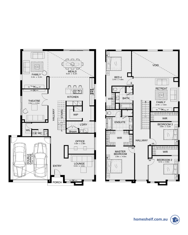 Macedon floor plan by Mimosa Homes