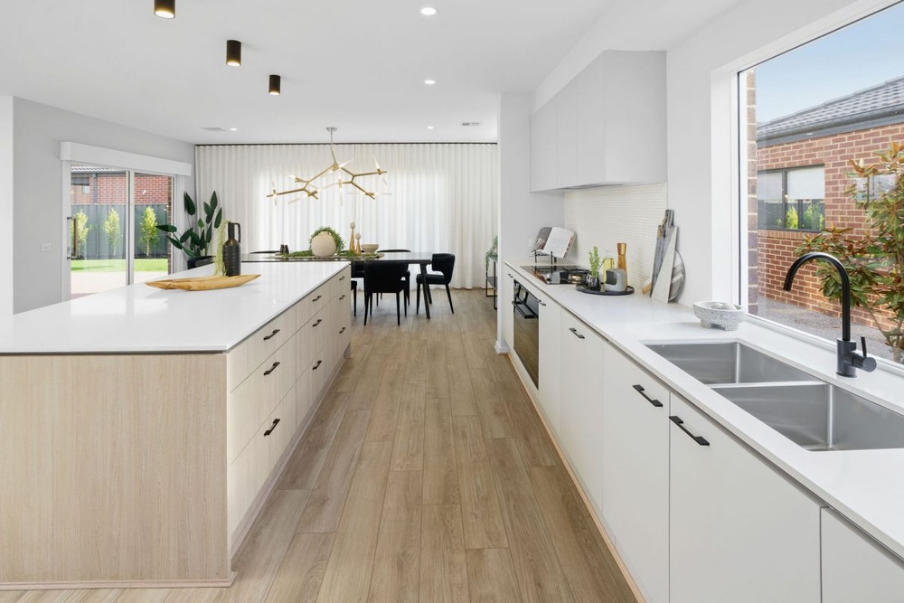 kitchen in bentley homes display in truganina