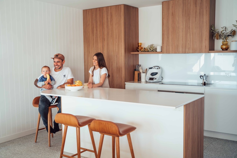 interior of 9 star home with family