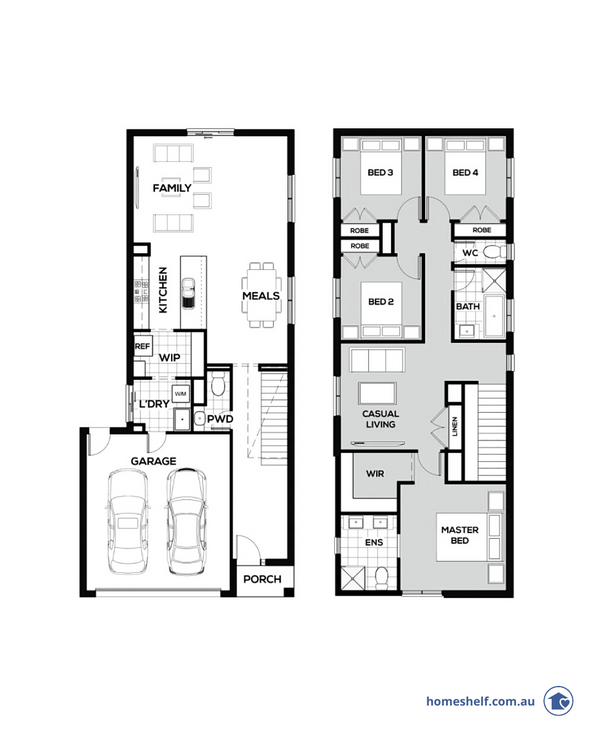 Narrow Block Plans