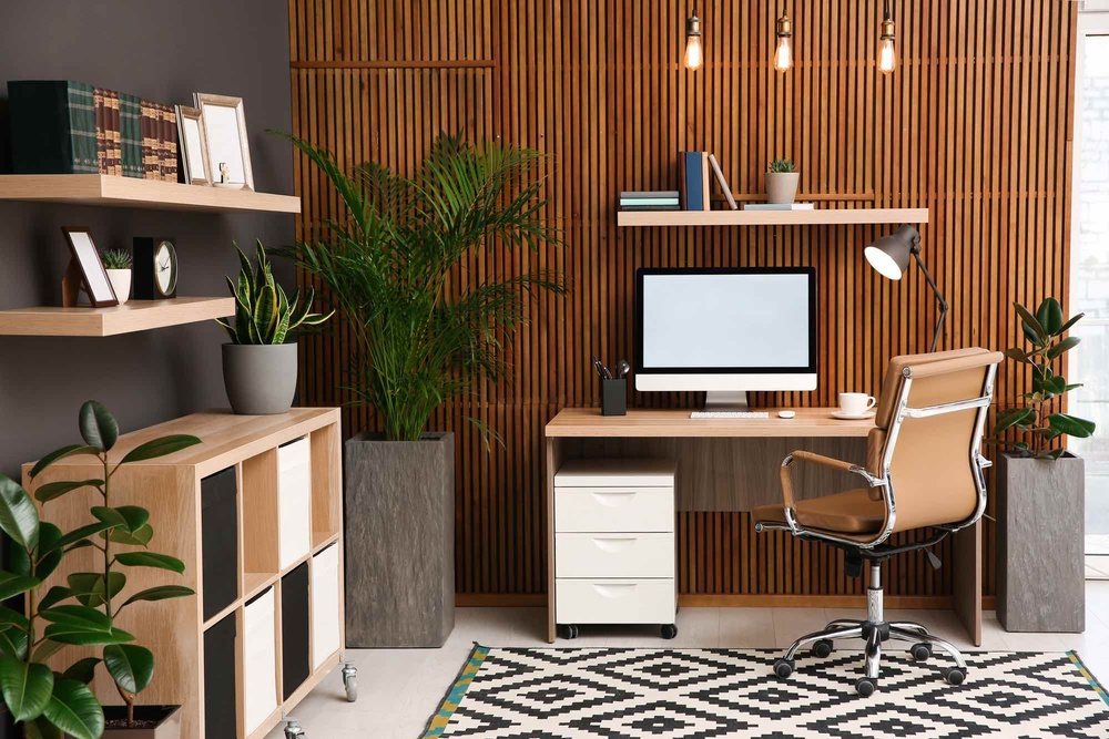 stylish home office space