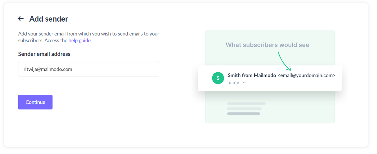 How to Add Your Sender Domain in Mailmodo?