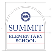 Summit Elementary School signage in the works