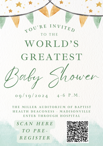 You're invited to the World's Greatest Baby Shower