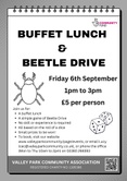 Buffet Lunch & Beetle Drive
