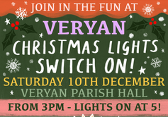 Veryan Christmas Lights Switch On 2022