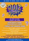 Broadwas Quiz Night