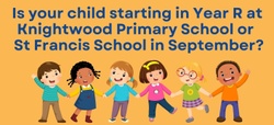 Play session for new Year R children & carers starting at Knightwood School in September 2024