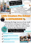 Little Creators Pre School Opening Soon!