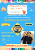 Little Creators Pre School Now Open!