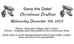 Save the Date! Christmas Crafties ☃️